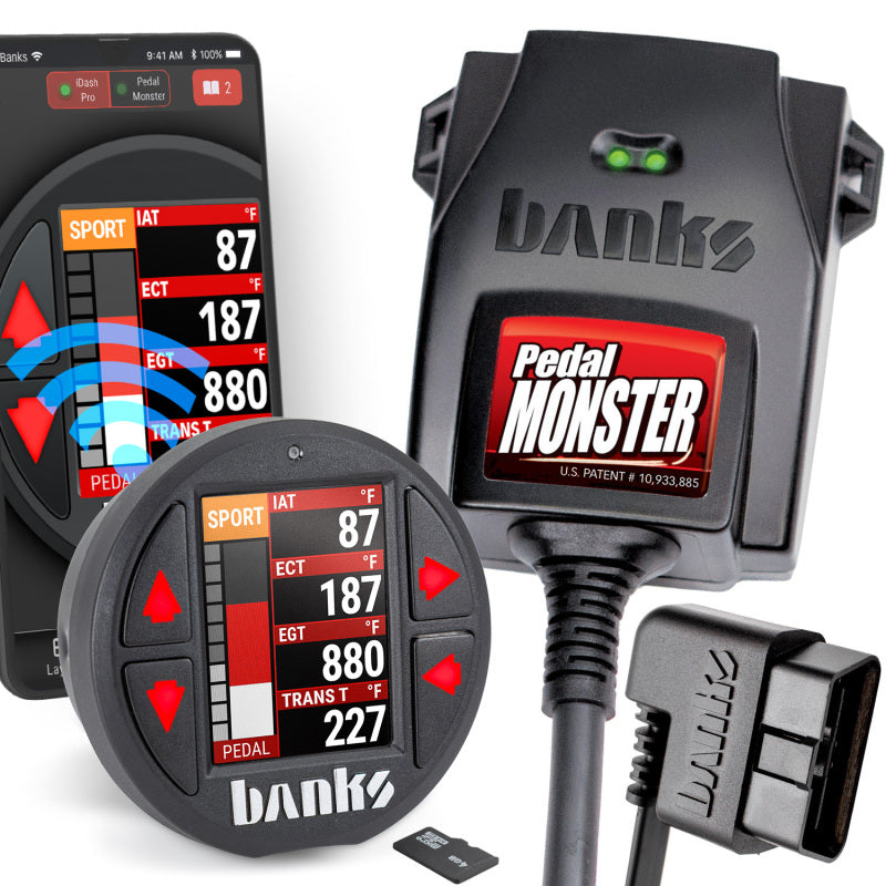 Load image into Gallery viewer, Banks Power Pedal Monster Kit Molex MX64 6 Way With iDash Data Pro
