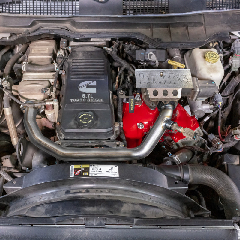 Load image into Gallery viewer, Banks Power 07.5-12 Ram Cab Chassis 6.7L Diesel Monster-Ram Intake System w/Fuel Line - Red
