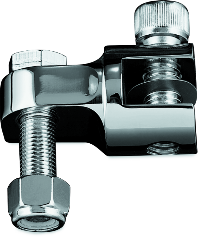 Load image into Gallery viewer, Kuryakyn 1-1/4in Stirrup Heel Rest Extenders Chrome

