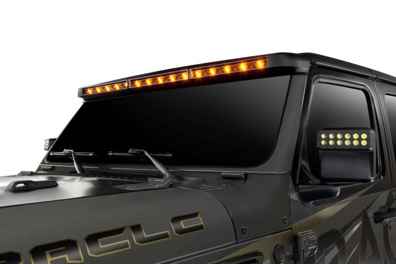 Load image into Gallery viewer, Oracle Jeep Wrangler JL/Gladiator JT Integrated Windhsiled LED Light Bar System
