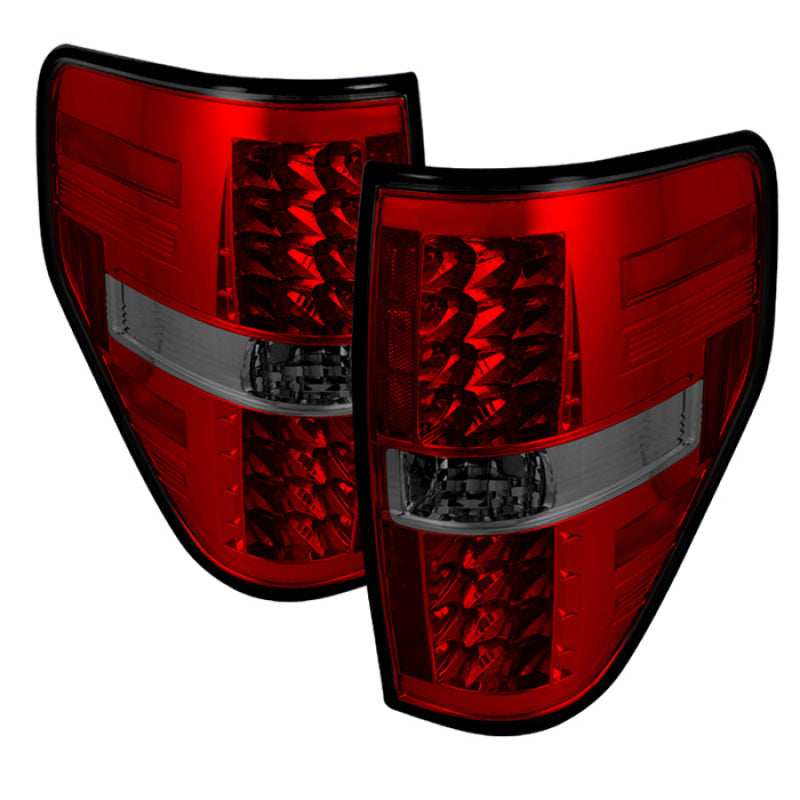 Load image into Gallery viewer, Spyder Ford F150 09-14 LED Tail Lights Red Smoke ALT-YD-FF15009-LED-RS
