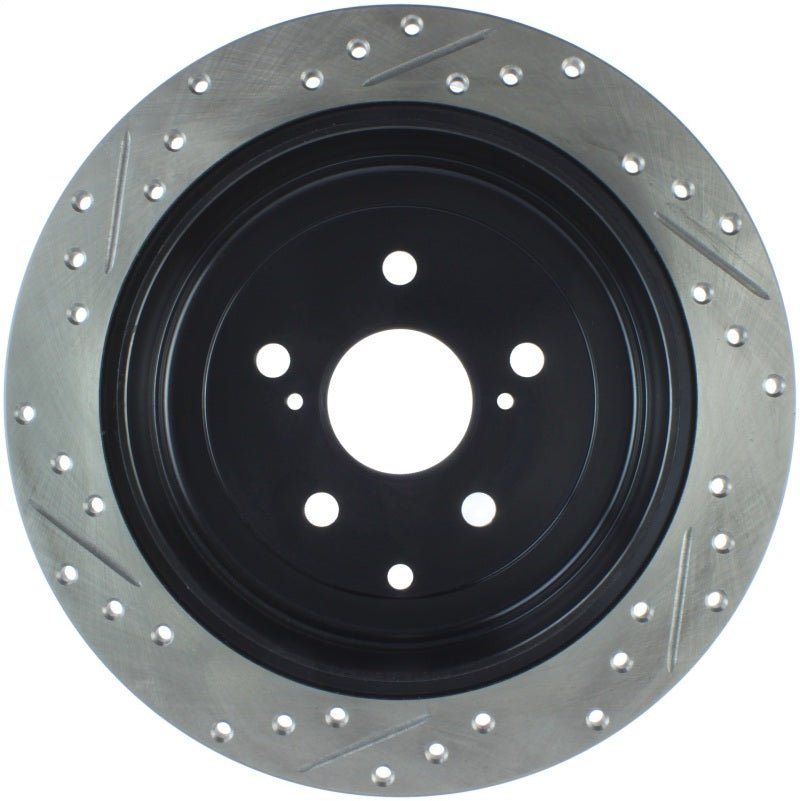 Load image into Gallery viewer, StopTech Sport Drilled &amp; Slotted Rotor - Rear Left
