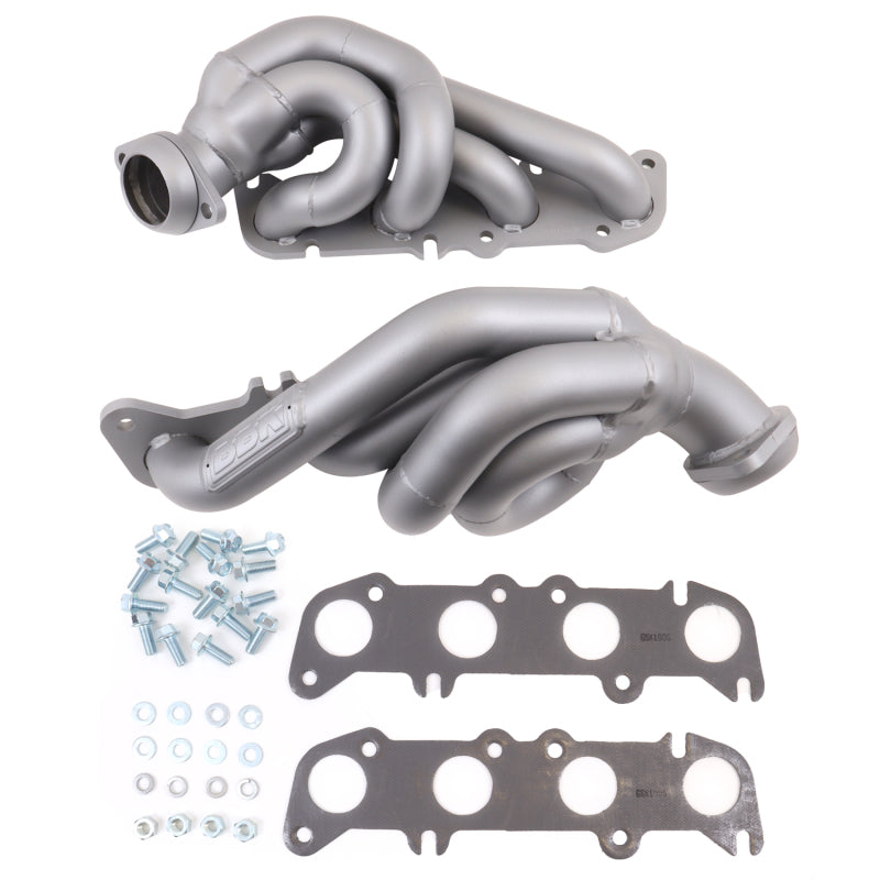 Load image into Gallery viewer, BBK 11-14 Ford F-150 Coyote 5.0 Shorty Tuned Length Exhaust Headers - 1-3/4in Titanium Ceramic
