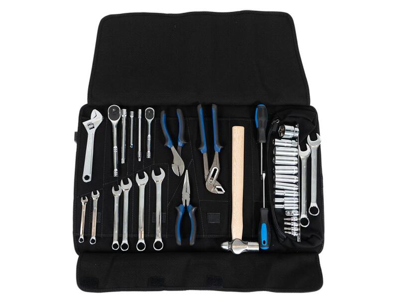 Load image into Gallery viewer, PRP 35pc Can-Am Roll Up Tool bag Tool kit - Black
