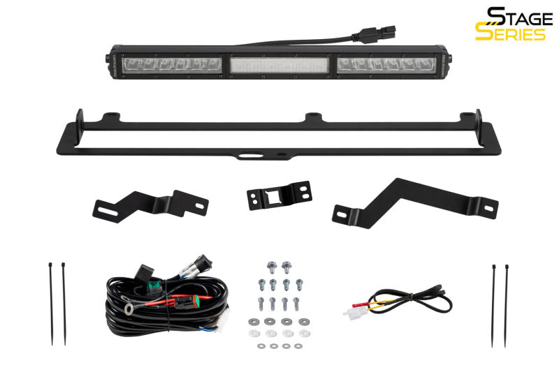 Load image into Gallery viewer, Diode Dynamics 2022+ Toyota Tundra White Combo TRD Pro Grille Light Bar Kit
