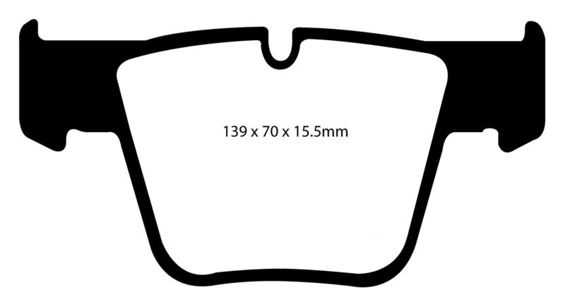 Load image into Gallery viewer, EBC 07-11 Mercedes-Benz CL63 AMG 6.2 Redstuff Front Brake Pads
