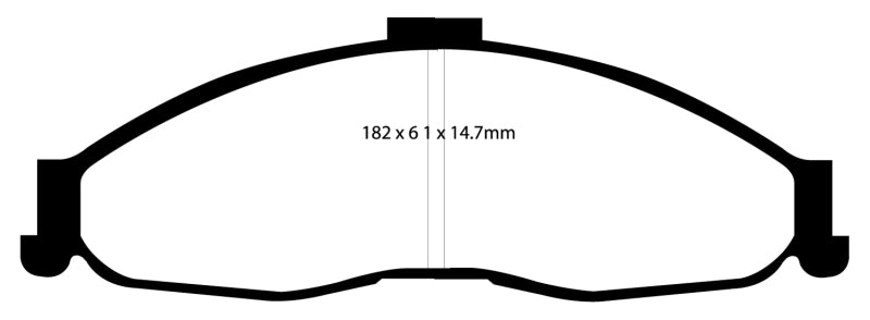 Load image into Gallery viewer, EBC 98-02 Chevrolet Camaro (4th Gen) 3.8 Bluestuff Front Brake Pads
