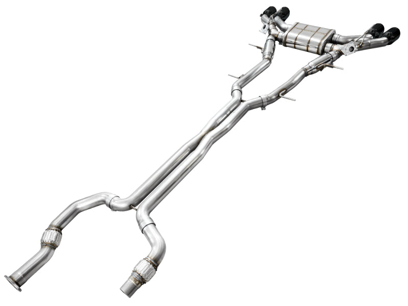 Load image into Gallery viewer, AWE Tuning 2021+ Cadillac CT4-V Blackwing SwitchPath Exhaust - Diamond Black Tips
