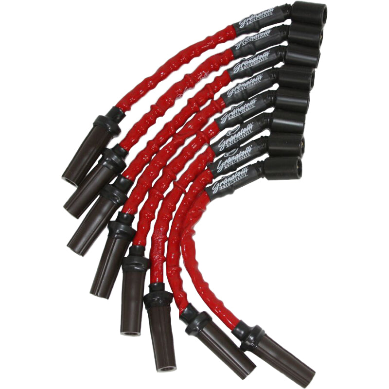 Load image into Gallery viewer, Granatelli 99-23 GM Truck/SUV V8 (Excl 8.1L) Hi-Perf Coil-Near-Plug Conn Kit w/9in Lead/Red Jacket
