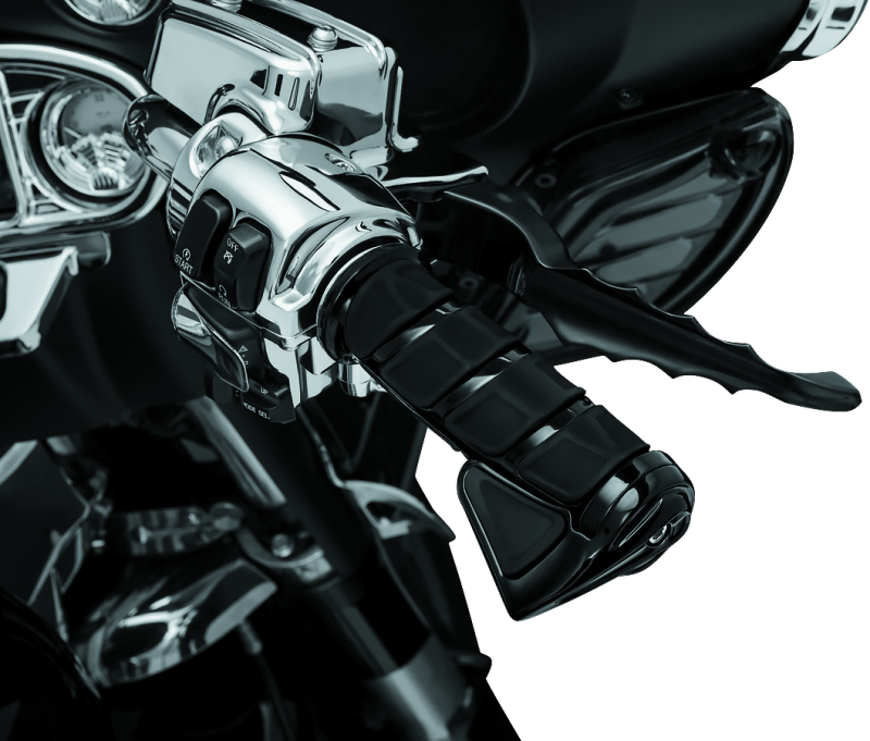 Load image into Gallery viewer, Kuryakyn Kinetic Grips Indian Gloss Black
