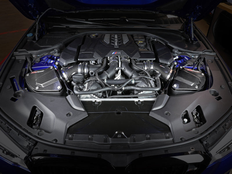 Load image into Gallery viewer, aFe Momentum Black Series Carbon Fiber Pro 5R Air Intake System BMW M5 (F90) 18-19

