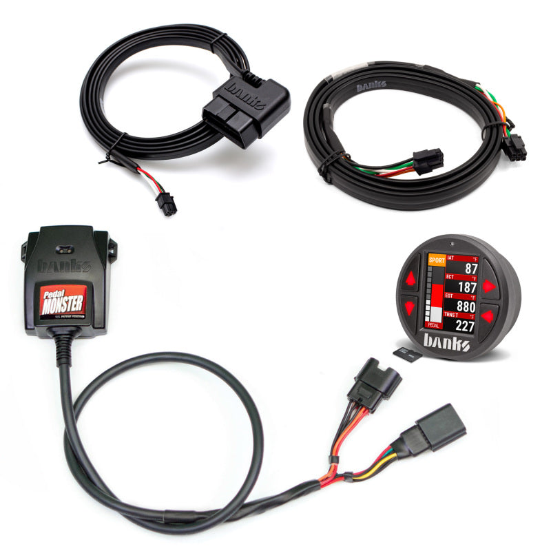 Load image into Gallery viewer, Banks Power Pedal Monster Kit Molex MX64 6 Way With iDash Data Pro
