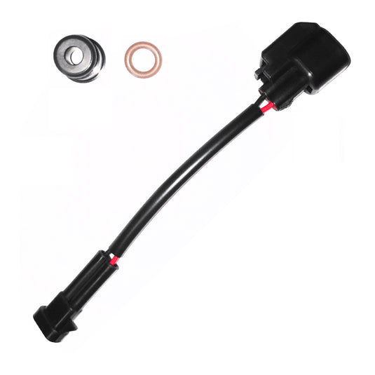thumbnail image 2 of ICT Billet Fuel Injector Spacer Set Of 8 - Truck Intake To LS3 Injector Adapter 2 of 6