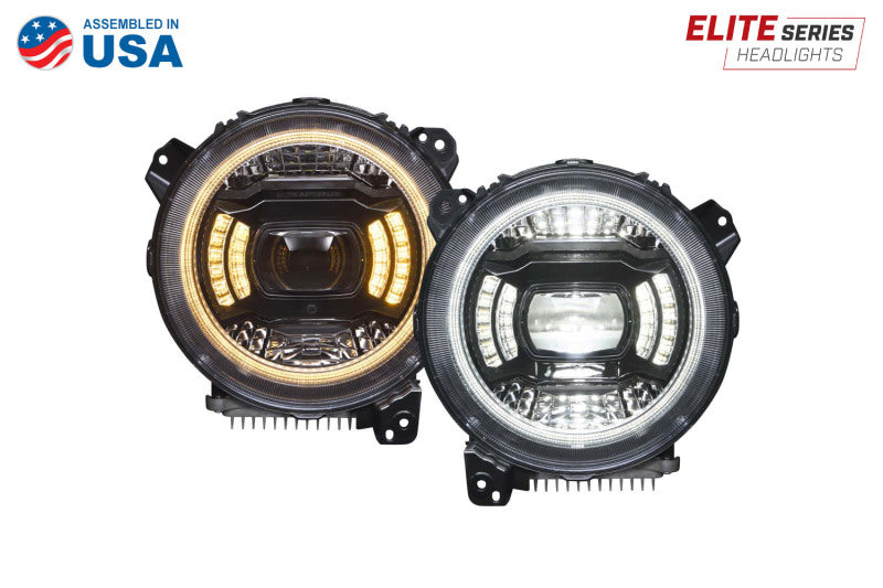 Load image into Gallery viewer, Diode Dynamics 18-23 Jeep JL Wrangler Elite Max LED Headlamps
