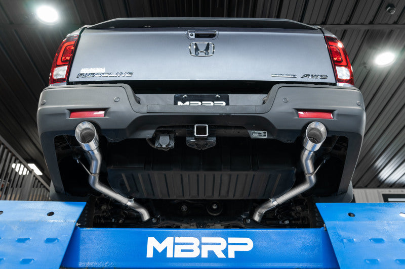 Load image into Gallery viewer, MBRP 21-22 Honda Ridgeline T304 Stainless Steel 2.5in Cat-Back - Dual Split Rear Exit
