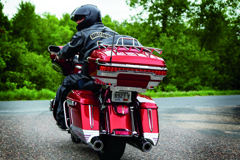 Load image into Gallery viewer, Kuryakyn Tri-Line Accent For Rear Tour-Pak Light Chrome
