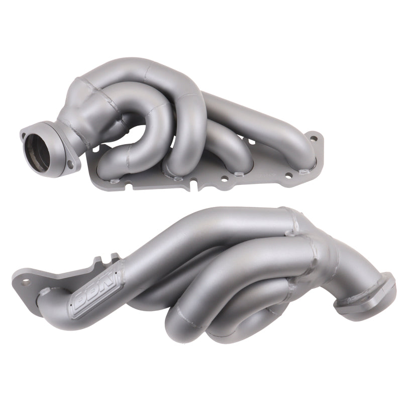 Load image into Gallery viewer, BBK 11-14 Ford F-150 Coyote 5.0 Shorty Tuned Length Exhaust Headers - 1-3/4in Titanium Ceramic
