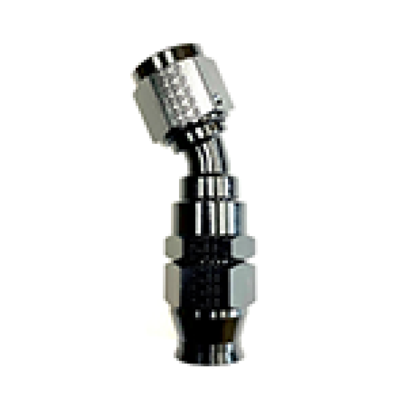 Load image into Gallery viewer, Fragola -6AN Real Street 30 Degree Hose End Black For PTFE Hose
