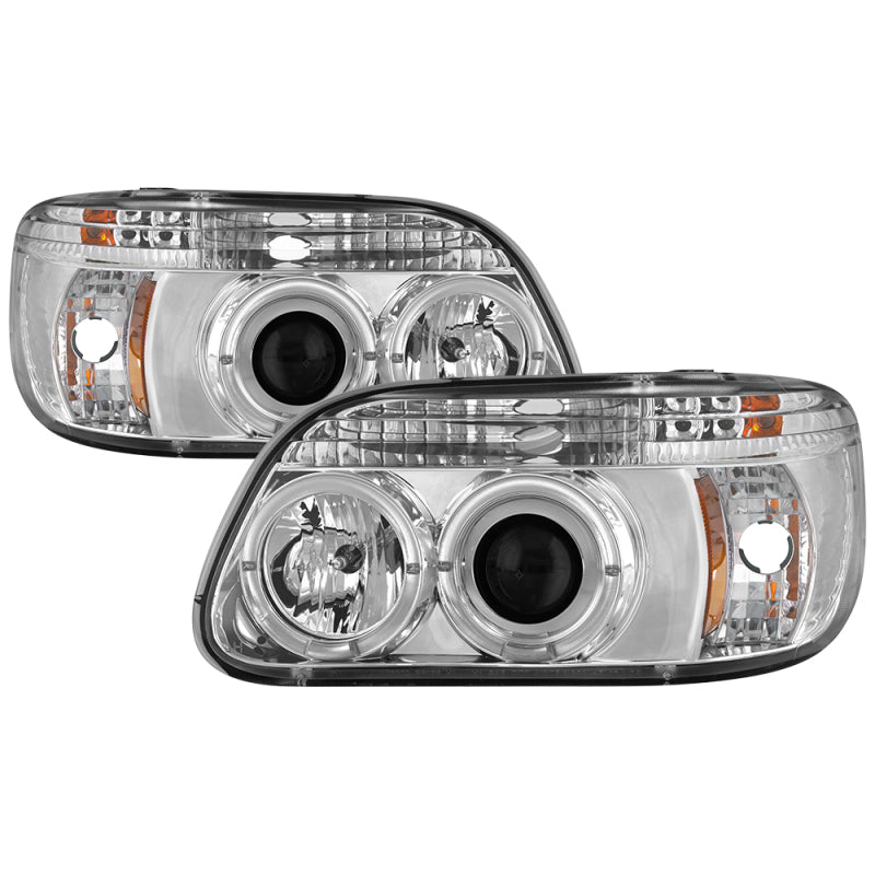 Load image into Gallery viewer, Spyder Ford Explorer 95-01 1PC Projector Headlights LED Halo Chrm PRO-YD-FEXP95-HL-1PC-C

