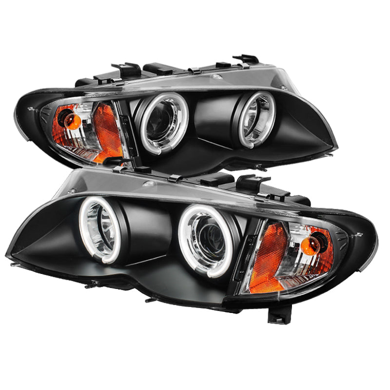 Load image into Gallery viewer, Spyder BMW E46 3-Series 02-05 4DR Projector Headlights 1PC LED Halo Chrm PRO-YD-BMWE4602-4D-AM-C
