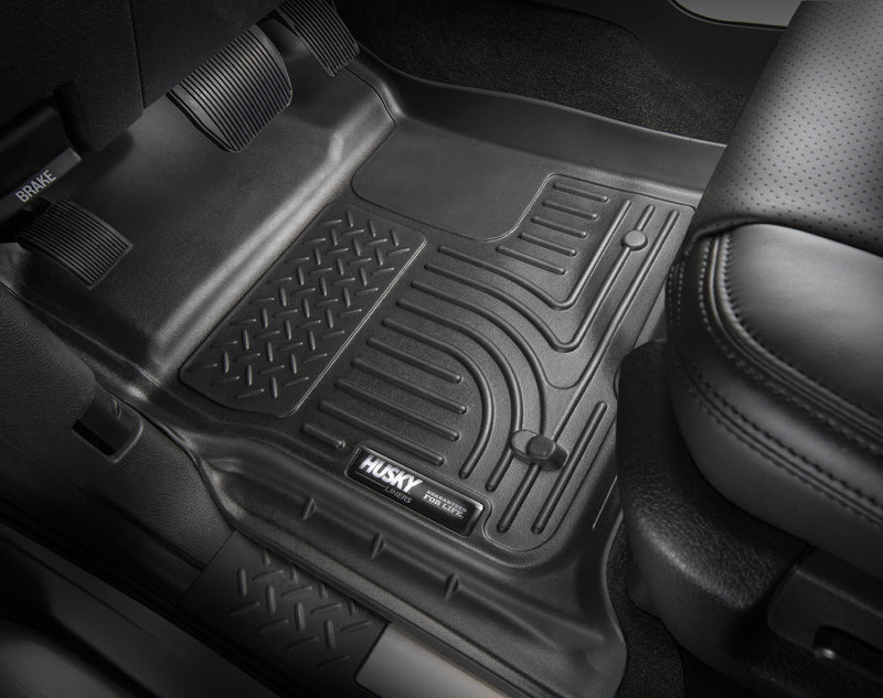 Load image into Gallery viewer, Husky Liners 09-13 Lincoln MKS WeatherBeater Combo Black Floor Liners
