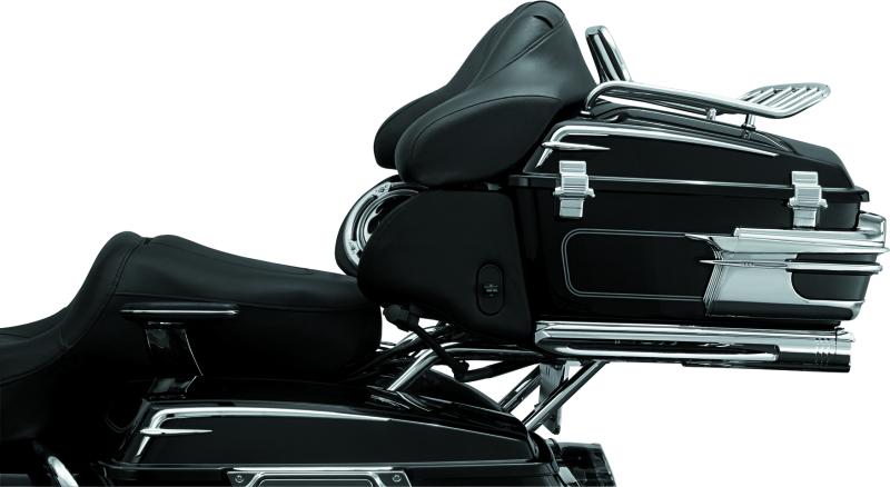 Load image into Gallery viewer, Kuryakyn Quick Adjust Relocator For Tour Pak 97-13 Touring Models Chrome

