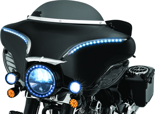 Kuryakyn Smooth Windshield Trim 96-13 Touring Chrome