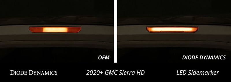 Load image into Gallery viewer, Diode Dynamics 20-21 Sierra 2500/3500 HD LED Sequential Sidemarkers Smoked Set
