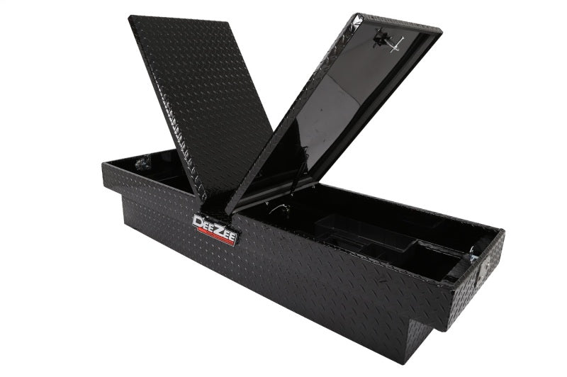 Load image into Gallery viewer, Deezee Universal Tool Box - Red Crossover - Double Black BT Full Size
