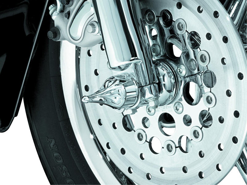 Load image into Gallery viewer, Kuryakyn Roman Axle Caps Chrome
