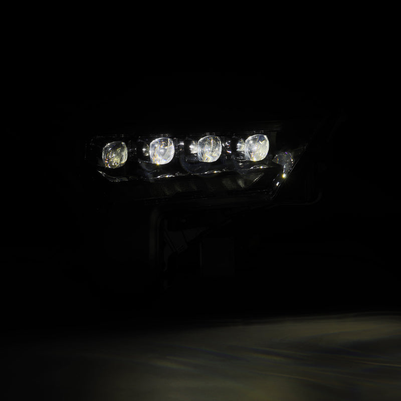 Load image into Gallery viewer, AlphaRex 22-23 Toyota Tundra NOVA-Series Headlights Alpha-Black w/Amber DRL - Req 810029 OR 810030
