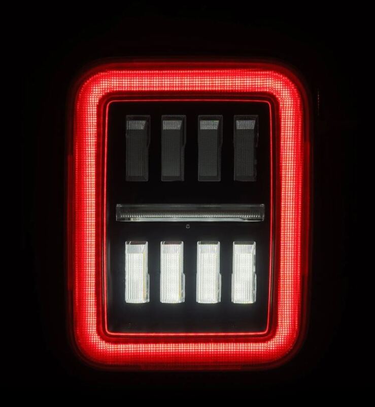 Load image into Gallery viewer, AlphaRex 19-24 Jeep Gladiator JT Nova-Series Prismatic LED Tail Lights - Alpha-Black
