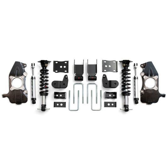 QA1 21-25 Ford F150 2WD Single Adjustable Lowering Kit w/ Spindles - 3.5-5.5in