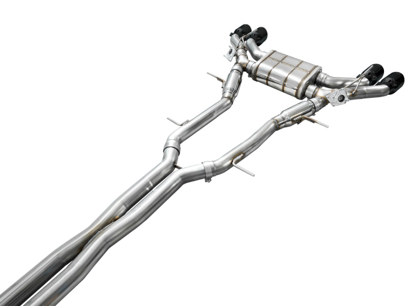 Load image into Gallery viewer, AWE Tuning 2021+ Cadillac CT4-V Blackwing SwitchPath Exhaust - Diamond Black Tips

