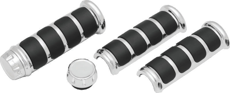 Load image into Gallery viewer, Kuryakyn ISO Grips For Heated Grips Chrome
