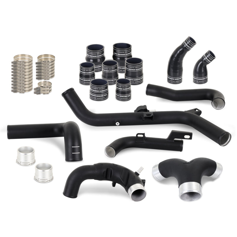 Load image into Gallery viewer, Mishimoto 21+ Bronco 2.7L Intercooler Pipe Kit Micro Wrinkle Black
