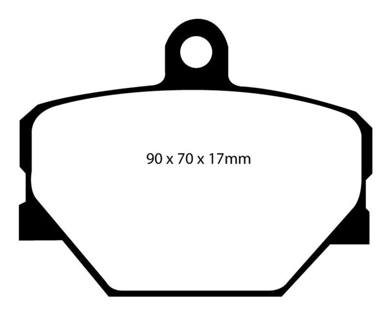Load image into Gallery viewer, EBC 08+ Smart Fortwo 1.0 Greenstuff Front Brake Pads
