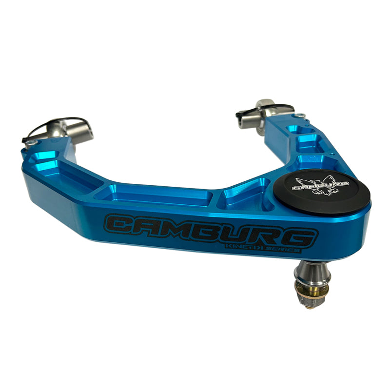 Load image into Gallery viewer, Camburg Toyota Tundra 2WD/4WD 22-23 KINETIK V2 Performance Billet Uniball Upper Arms (King Blue)
