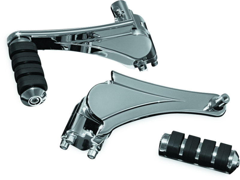 Load image into Gallery viewer, Kuryakyn Adjustable Passenger Pegs With ISO Small Pegs Chrome
