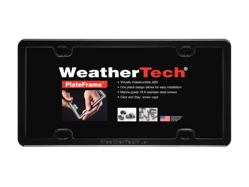 Load image into Gallery viewer, WeatherTech License Plate Frame Kit - Black
