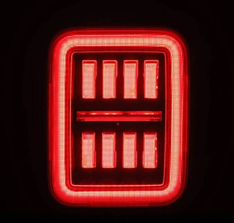 Load image into Gallery viewer, AlphaRex 19-24 Jeep Gladiator JT Nova-Series Prismatic LED Tail Lights - Alpha-Black
