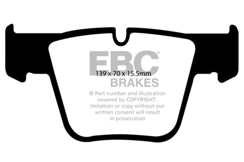 Load image into Gallery viewer, EBC 07-11 Mercedes-Benz CL63 AMG 6.2 Redstuff Front Brake Pads
