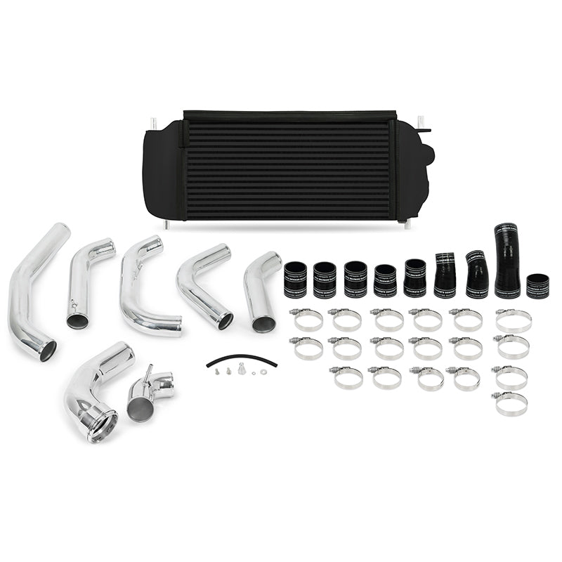 Load image into Gallery viewer, Mishimoto 15-16 Ford F-150 EcoBoost 3.5L Black Performance Intercooler Kit w/ Polished Pipes
