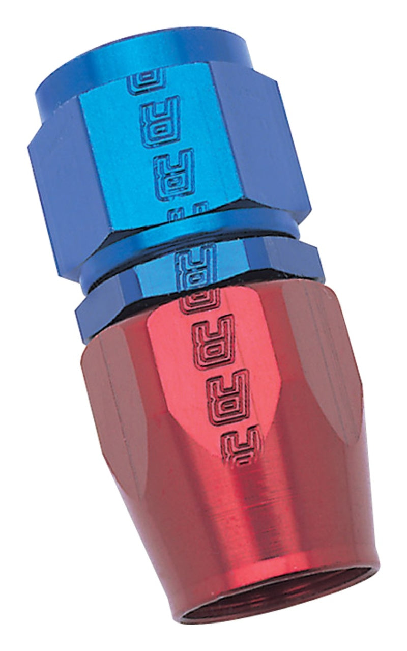 Load image into Gallery viewer, Russell Performance -6 AN Red/Blue Straight Full Flow Hose End
