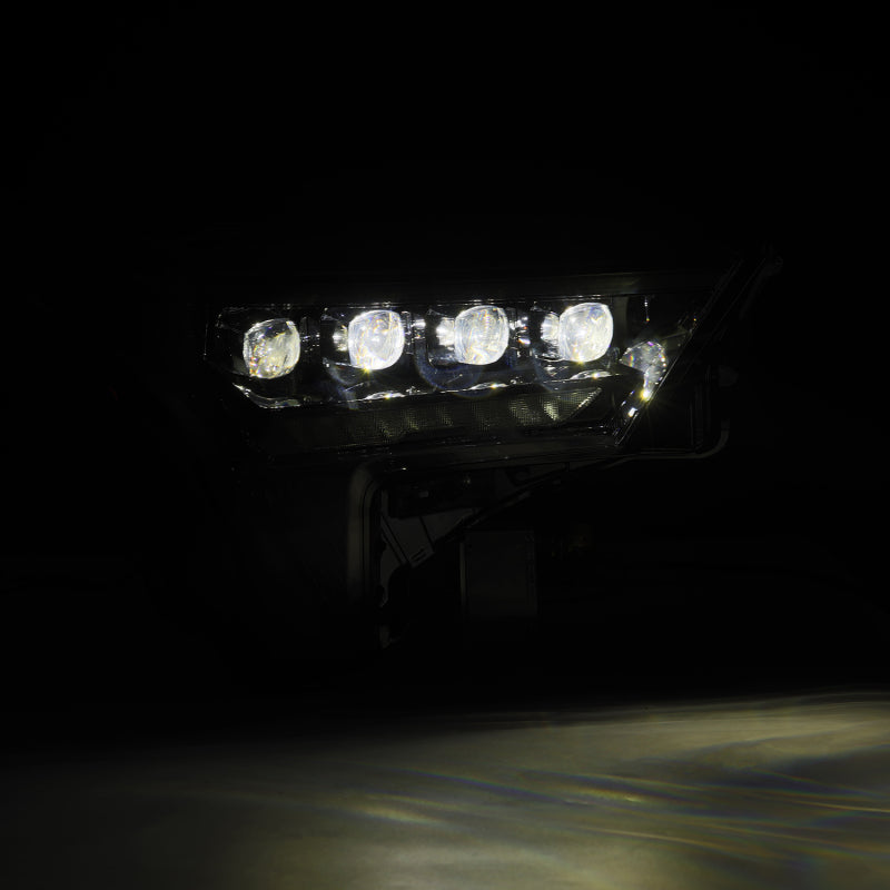 Load image into Gallery viewer, AlphaRex 22-23 Toyota Tundra NOVA-Series Headlights Alpha-Black w/Amber DRL - Req 810029 OR 810030
