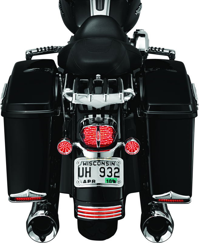 Load image into Gallery viewer, Kuryakyn Curved License Plate Mount Chrome
