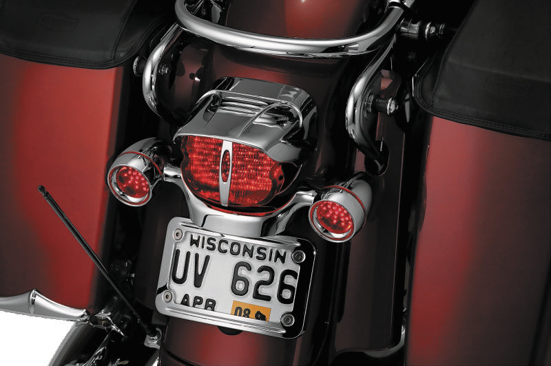 Load image into Gallery viewer, Kuryakyn Taillight Visor Without Slots Chrome
