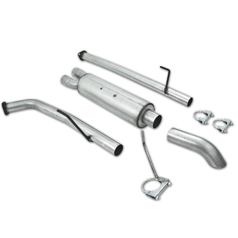Load image into Gallery viewer, MBRP 07-08 Toyota Tundra Cat Back Turn Down Single Side Aluminized Exhaust
