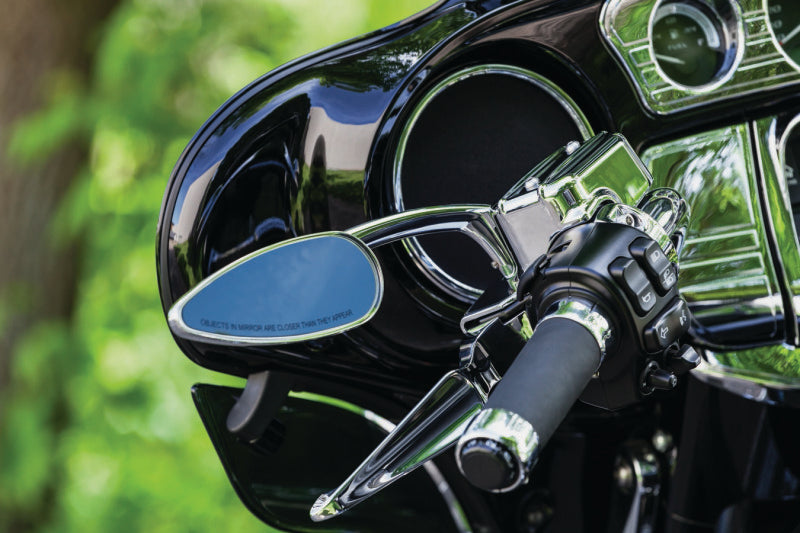 Load image into Gallery viewer, Kuryakyn Teardrop Mirrors Chrome
