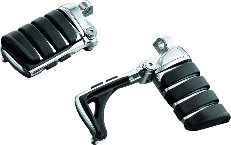 Load image into Gallery viewer, Kuryakyn Switchblade Pegs With Male Mount Adapter Chrome
